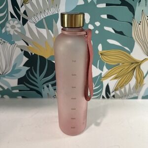 Water Bottle Time Marker 1L Extra Large Motivational Gym Sport Bottle Tick Mark